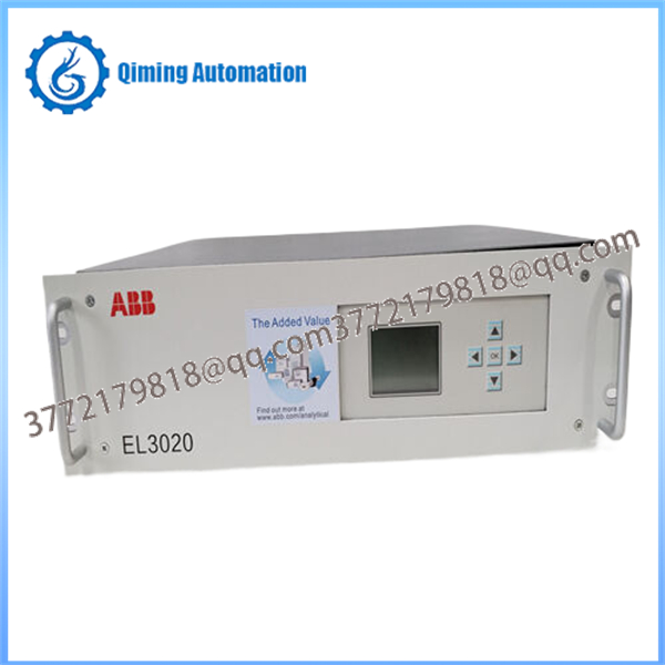 ABB EL3020 EasyLine Continuous Gas Analyzer | 19 Rack Mount | Multi-Gas Process -Emission Monitoring
